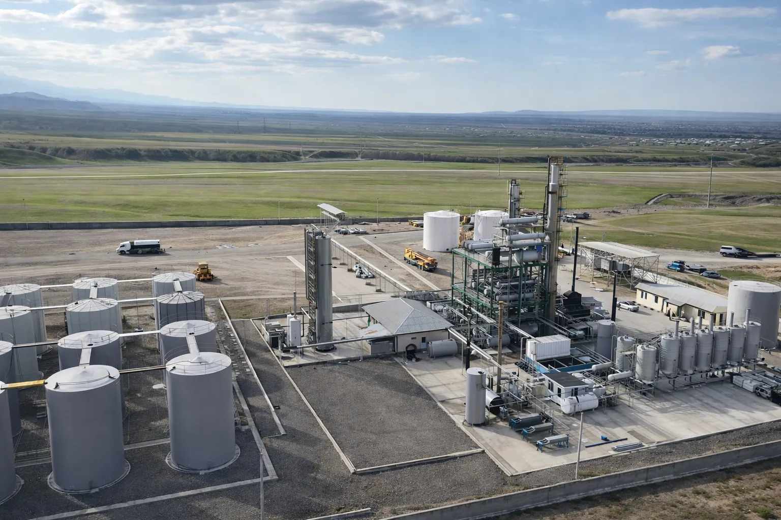 K-NPZ refinery panoramic view