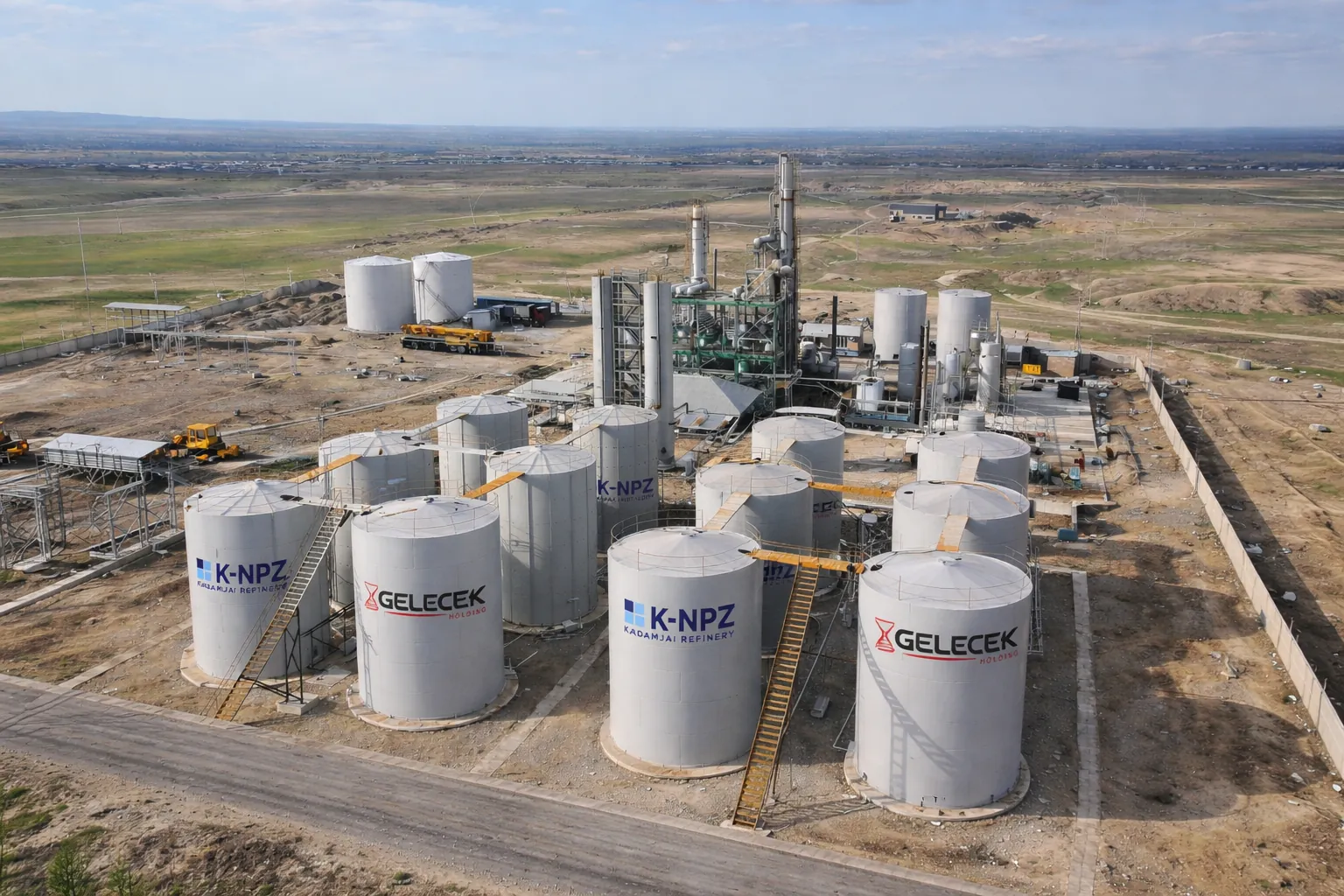 K-NPZ and Gelecek Holding refinery aerial view